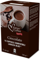 Italian Coffee Cioccolato forró csokoládé kapszula, Lavazza Blue kompatibilis, 15 db (15LB_CIOCCOLATO) (15LB_CIOCCOLATO)