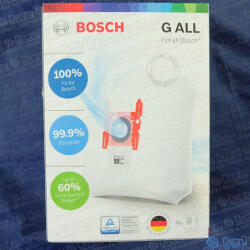Bosch Porzsák, mikroszálas 4db-os (eredeti) BOSCH porszívó (17003048,17000940)