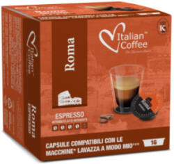 Italian Coffee Roma Espresso Lavazza A Modo Mio kompatibilis kávékapszula, 16 db (16MMIO_ROMA) (16MMIO_ROMA)