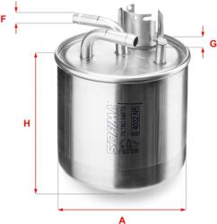 SOFIMA filtru combustibil SOFIMA S 4002 NR (S 4002 NR) - automobilus