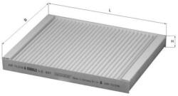 MAHLE Filtru, aer habitaclu MAHLE LA 401 (LA 401)