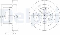 DELPHI Disc frana DELPHI BG2805 (BG2805)