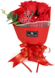  Műnövény dekoráció - rózsa - 23 x 16 x 8 cm 11980 (11980)