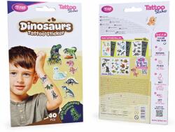 Tytoo Dinoszauruszos tetoválás matrica szett - 40 db / csomag Tytoo TY50270 (TY50270)