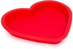 Family Collection Szilikon szív alakú sütőforma - piros Family 57521B (57521B)