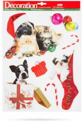 Family Collection Karácsonyi ablakmatrica szett - háziállatos, glitteres - 2 féle Family 58634 (58634)