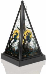 Family Halloween-i LED lámpás - boszorkány - melegfehér - fekete - 9, 5 x 9, 5 x 17 cm - 2 x AAA Family 56549C (56549C) - tutiar