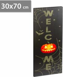 Family Halloween-i LED-es hangulatkép - fali akasztóval, 2 x AA, 30 x 70 cm Family 58402 (58402)