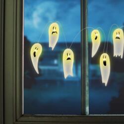 Family Halloween-i LED ablakdekor - gél - szellem - 85 cm Family 58186A (58186A) - tutiar