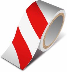 Handy Veszélyt jelző ragasztószalag - piros / fehér - 50 mm x 33 m Handy 11078B (11078B) - tutiar