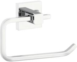 tesa Tesa® Deluxxe WC- papírt tartó, ragasztós rögzítésű, krómozott fém, modern formatervezés