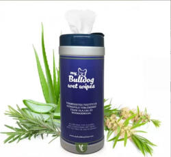 My Bulldog Wet Wipes természetes nedves törlőkendő 75 db