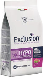 Exclusion Hypoallergenic Pork & Pea Small Breed kutya gyógytáp 7 kg