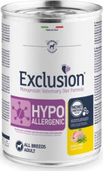 Exclusion Hypoallergenic Quail Canned kutya gyógytáp 400 g