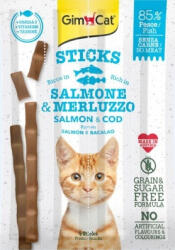 GimCat Sticks lazac&tőkehal 4x20 g