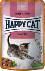 Happy Cat Kitten&Junior kacsás 85 g