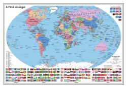 Stiefel Falitérkép, 70x100 cm, fémléces, Föld országai, STIEFEL (VTS447FL) - officesprint