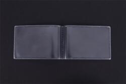  Diák- és igazolványtartó, többlapos, PVC, átlátszó (ISKE195) - officesprint