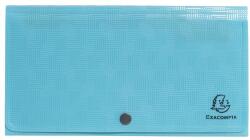 Exacompta Harmonikamappa, 260x140 mm, PP, 7 rekeszes, EXACOMPTA "Pop`NCo", ciánkék (EX55399E) - officesprint