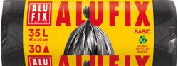 Alufix Szemeteszsák, 35 l, 30 db, 49x60 cm, 8 , ALUFIX "Economy", fekete (KHT1269) - officesprint