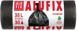 Alufix Szemeteszsák, 35 l, 30 db, 53x60 cm, 10 , ALUFIX, fekete (KHT1496) - officesprint