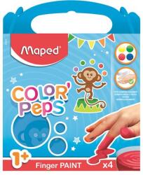 Maped Ujjfesték, alap színek, 4x80 g, MAPED (IMA812510) - officesprint