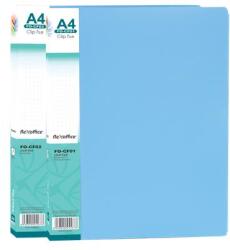 FlexOffice Villámzáras mappa, PP, A4, FLEXOFFICE "FO-CF02", kék (FOCF02K) - officesprint