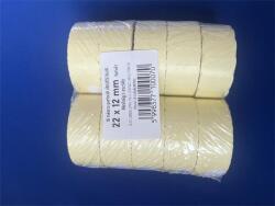  Árazószalag, 22x12 mm, „A, fehér (IS22FA) - officesprint