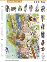 STIEFEL Tanulói munkalap, A4, STIEFEL" Közlekedés (VTM93) - officesprint