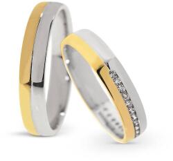 Capri Karikagyűrű párban 14K arany 7 gr, gyémánt kõvel , CP11510GY