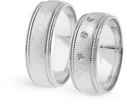 Capri Karikagyűrű párban 14K arany 11, 9 gr, gyémánt kõvel 0, 06 ct, CP11129GY