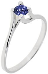 Capri Eljegyzési gyűrű 14K arany 1, 6 gr, zafír drága kõvel, CP11778