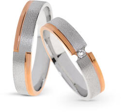 Capri Karikagyűrű párban 14K arany 8, 2 gr, cirkónia kõvel, CP11656