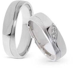 Capri Karikagyűrű párban 14K arany 9, 4 gr, gyémánt kõvel 0, 056 ct, CP11394GY