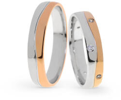 Capri Karikagyűrű párban 14K arany 7, 6 gr, gyémánt kõvel , CP11660GY