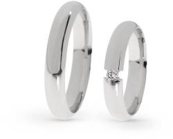 Capri Karikagyűrű párban 14K arany 8, 8 gr, gyémánt kõvel 0, 05 ct, CP11504GY