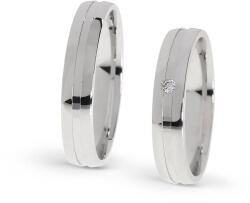 Capri Karikagyűrű párban 14K arany 7, 6 gr, gyémánt kõvel 0, 02 ct, CP11484GY