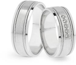 Capri Karikagyűrű párban 14K arany 13 gr, gyémánt kõvel 0, 08 ct, CP11134GY