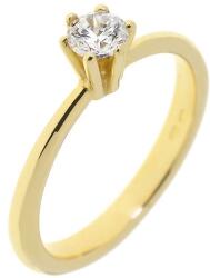 Capri Eljegyzési gyűrű 14K arany 3, 6 gr, gyémánt kõvel 0, 3 ct, CP11351GY