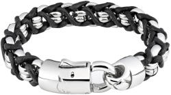 Zippo Karkötõ, Steel Braided Leather Bracelet 2006276 - fantasticstore