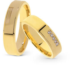 Capri Karikagyűrű párban 14K arany 13, 6 gr, cirkónia kõvel, CP11404
