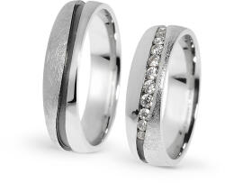 Capri Karikagyűrű párban 14K arany 9, 3 gr, gyémánt kõvel , CP11904GY