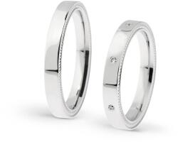 Capri Karikagyűrű párban 14K arany 9, 8 gr, gyémánt kõvel 0, 084 ct, CP11105GY