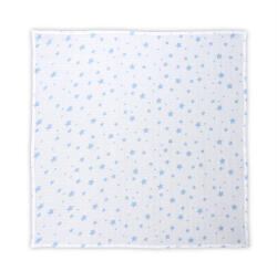 Lorelli Muszlin takaró 80x80 cm - White With Aquatic (56850)