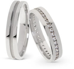 Capri Karikagyűrű párban 14K arany 8, 2 gr, cirkónia kõvel, CP11423