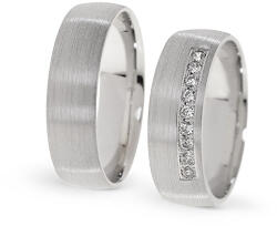 Capri Karikagyűrű párban 14K arany 11 gr, gyémánt kõvel 0, 135 ct, CP11469GY