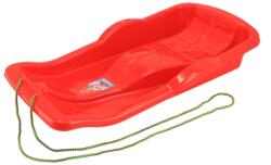 Baby Mix Műanyag lapos szánkó Baby Mix KAROL piros (43598-MMbm-kar-cerv)