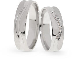 Capri Karikagyűrű párban 14K arany 8, 3 gr, gyémánt kõvel 0, 05 ct, CP11451GY