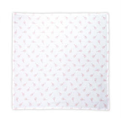 Lorelli Muszlin takaró 80x80 cm - Rose Floral (56845)