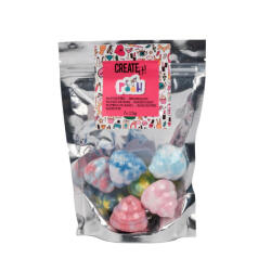 Canenco Create It! Mini fürdőgolyó, 7 db-os, unikornis pooh (KEN84418)